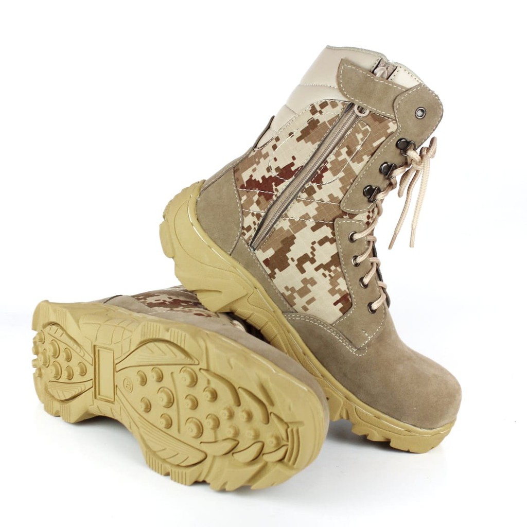 RUBICON-SEPATU BOOTS PRIA SAFETY UJUNG BESI TACTICAL RUBICON ARMOUR