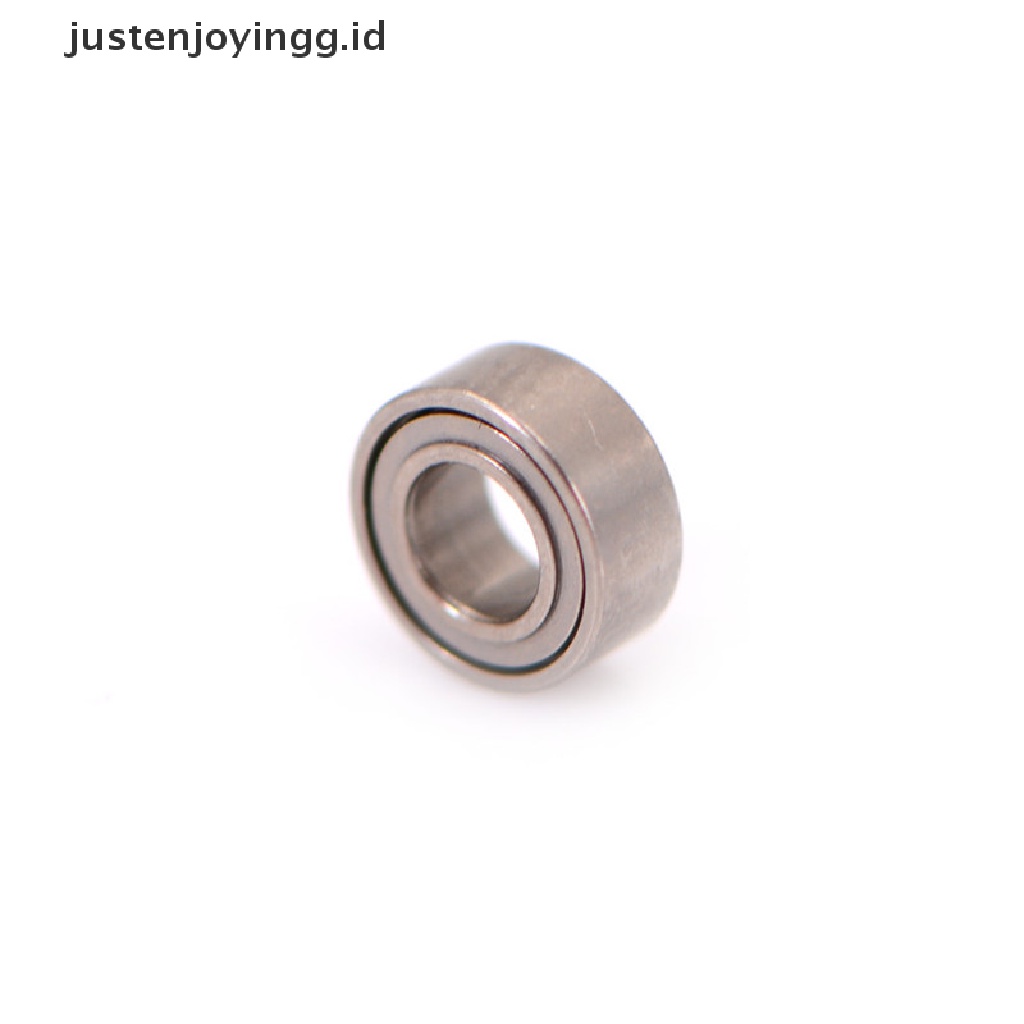 10pcs Mr63zz Bola Bearings Mini Bahan Baja Ukuran 3x6 X 2.5mm