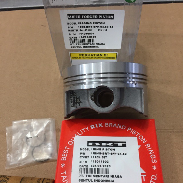 SUPER FORGED PISTON BRT PIN 12 & 13-62.00 PIN 13