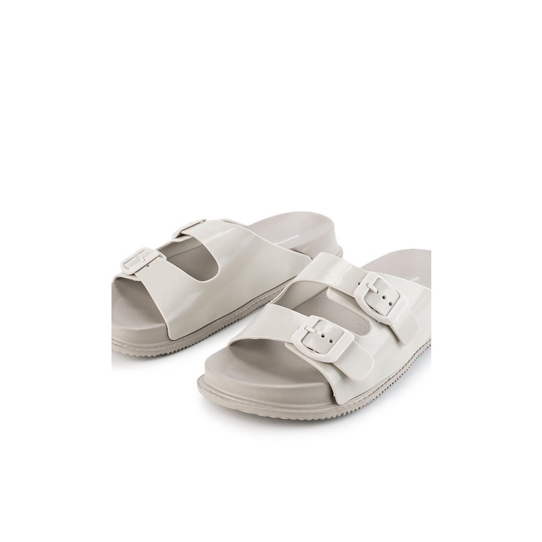 SANDAL SLIDE WANITA HUSH PUPPIES ORIGINAL CASUAL BRANDED GREY HW21