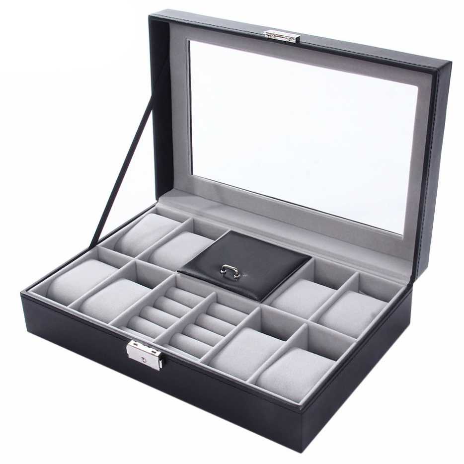 Kotak Organizer Perhiasan dan Jam Tangan