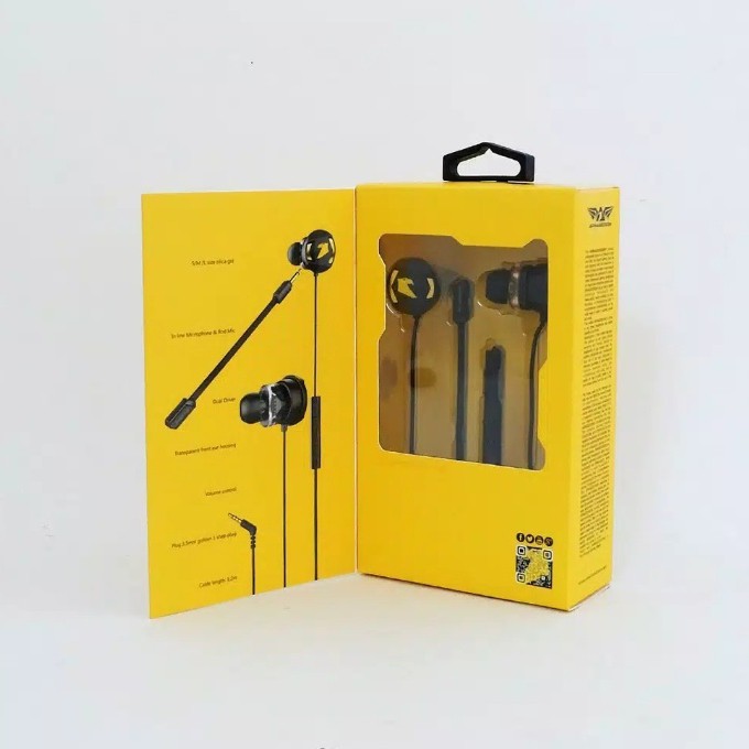 Earphone Gaming Armaggeddon WASP-5 Dual Microphone - Garansi 1 Tahun