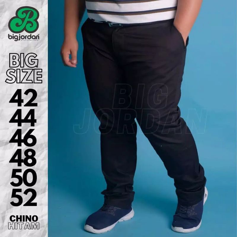 celana chino jumbo celana panjang celana chino panjang pria celana bigsize  jumbo 42 44 46 48 50 52