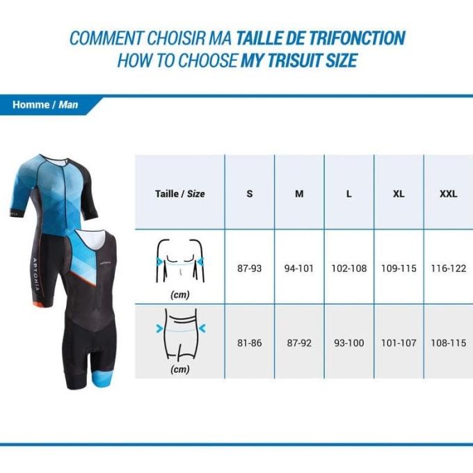 BISA COD Aptonia Trisuit Triathlon Tanpa Lengan Decathlon - 8495311