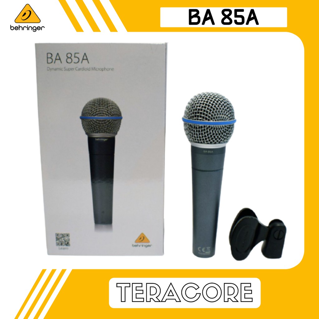 Behringer Mic BA 85 A BA85 BA85A Microphone Mic Dynamic Super Cardioid