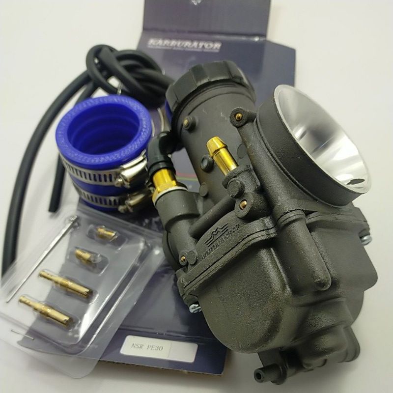 KARBURATOR PE 24 26 28 30  MOTO MASTER CPO 30MM FREE 2PILOTJET 2MAINJET 1JARUM KARBU motomaster skep kuningan-Motomasterpe30+6bag