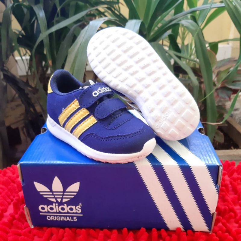 Sepatu Anak Adidas Cloutfoum Size 21 - 32 Biru Import