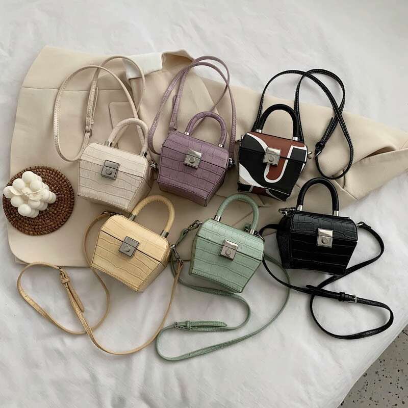 GI 62153 RISCE TAS KOSMETIK SELEMPANG MINI ADA CERMIN IMPORT WANITA CEWEK PEREMPUAN JAKARTA BATAM