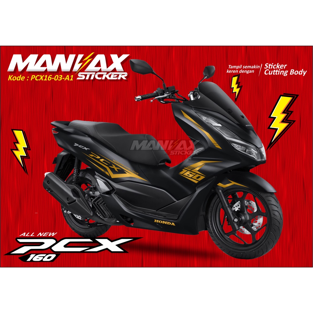Sticker PCX Striping PCX Sticker Cutting PCX 160 - Sticker Cutting All New PCX 160cc