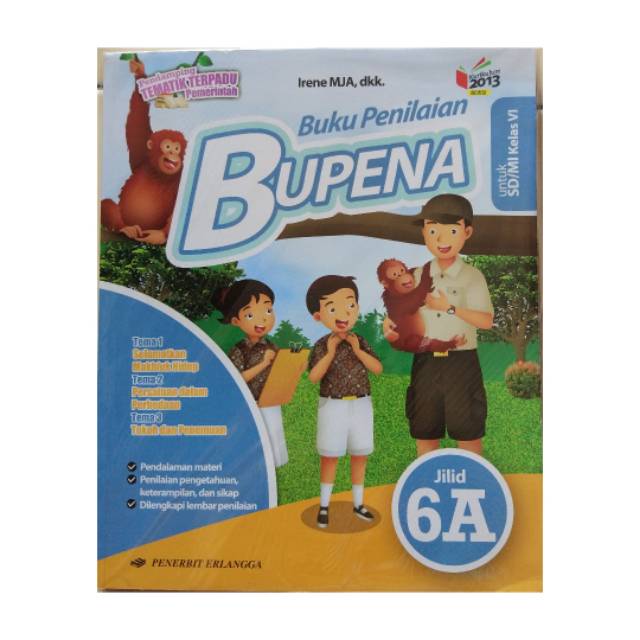 Buku Bupena Erlangga 6 SD Kurikulum 2013