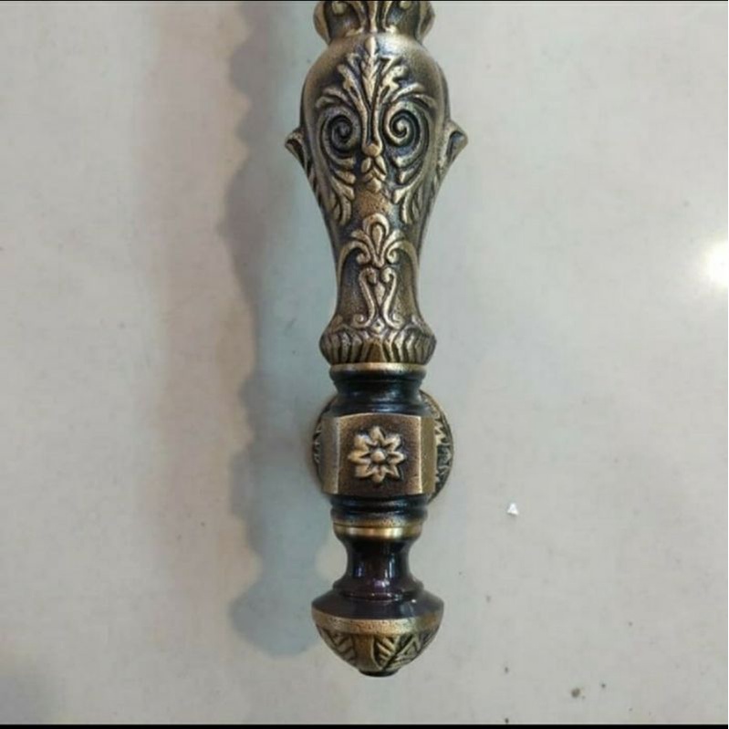 Pull Handle Antique Brasss/Pull Handle Klasik Ukir 40cm/Tarikan Pintu/Gagang Pintu