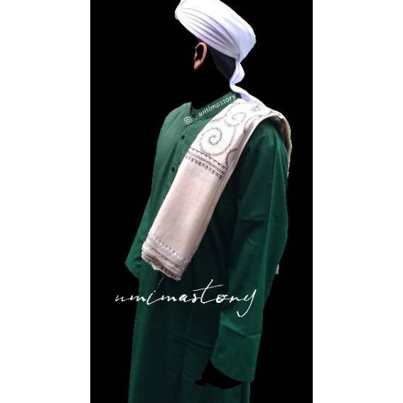 Sorban Lembut Original Cowok Panjang Remaja Bagus D8P4 Umroh Gratis Ongkir Cod Persegi Santri Syal B