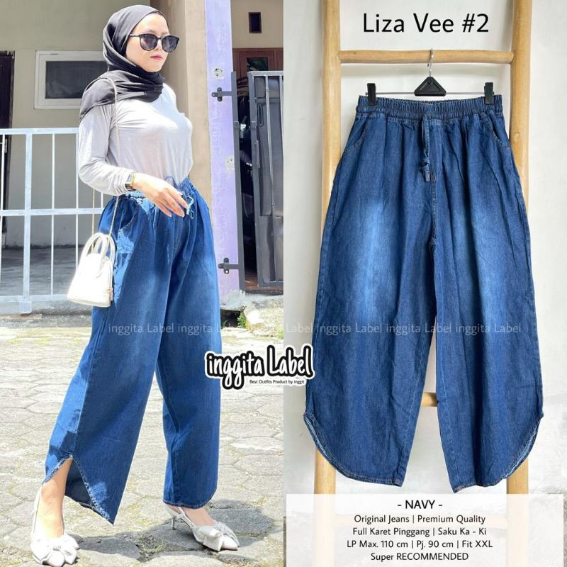 liza vee #2 celana baggy jeans by inggita label