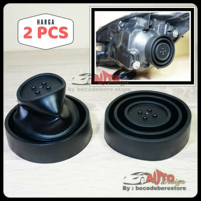 Cover Penutup Lampu LED Headlamp Mobil