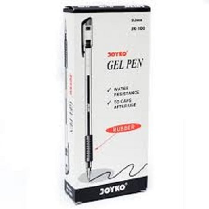 

gel pen pulpen JOYKO JK100 gel hitam ballpoint pensil alat tulis pena