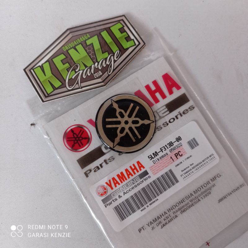 Emblem Logo Panel Dasi Dada Depan Yamaha Jupiter Lama 105 CC Jupiter Z Old CW 110 CC Original