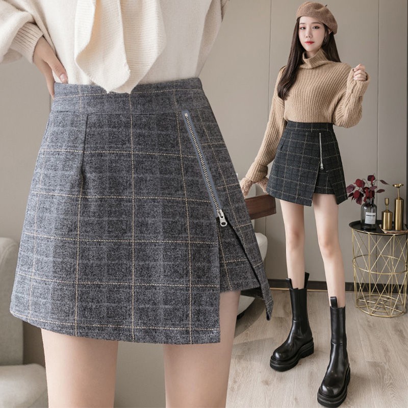 KARAKOREA 9760 Rose Skirt/Korean Mini Skirt/Rok Pendek/Rok Korea Skirt/Rok Liza Skirt