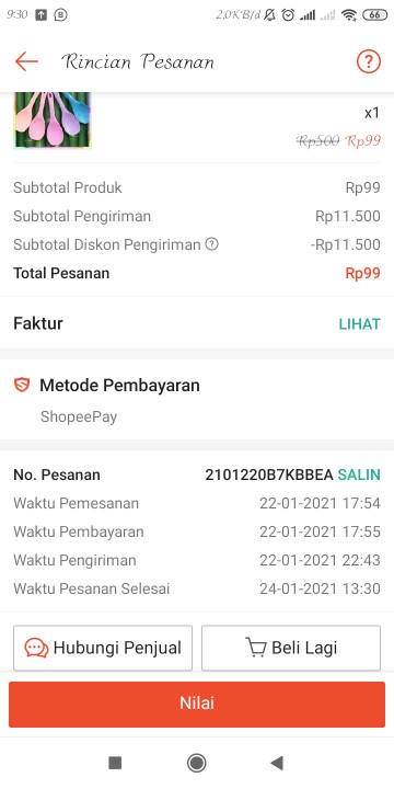 Centong Nasi / Centong Nasi Anti Lengket / Centong Plastik / Sendok Nasi