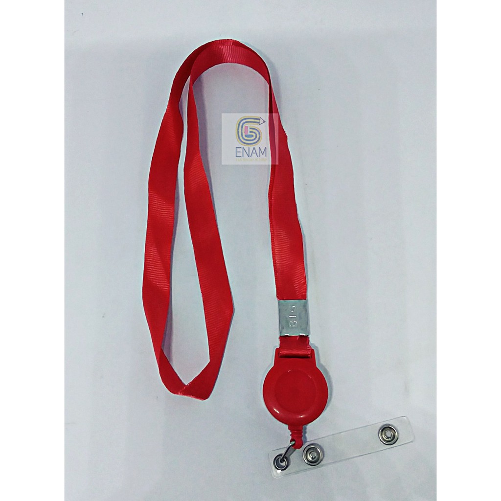 

1 Pcs Tali Name Tag Yoyo Warna Merah