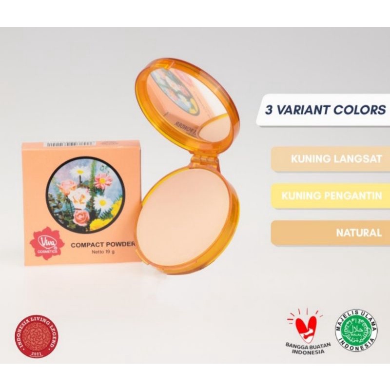 VIVA COMPACT POWDER ORANGE