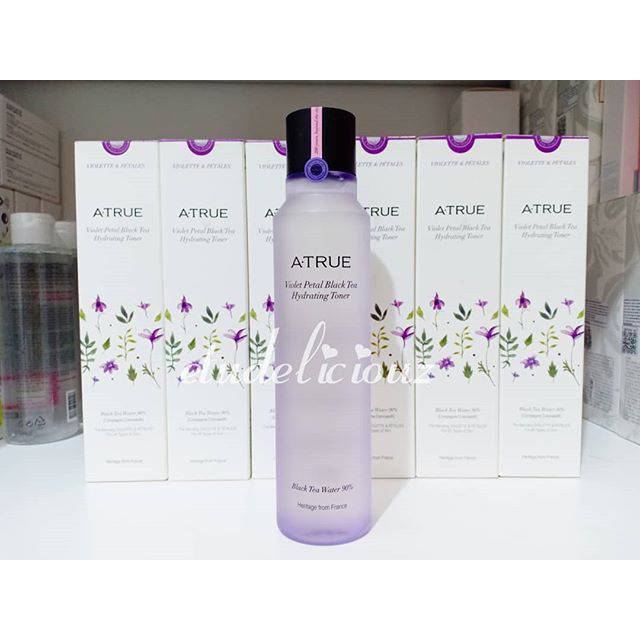 A-TRUE Violet Petal Black Tea Hydrating Toner Moisturizer 180ml / atrue toner a.true a true