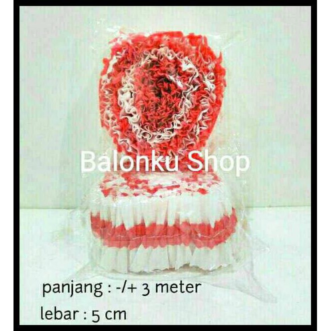 

Open Ds Kertas Krep Gulung Merah Putih