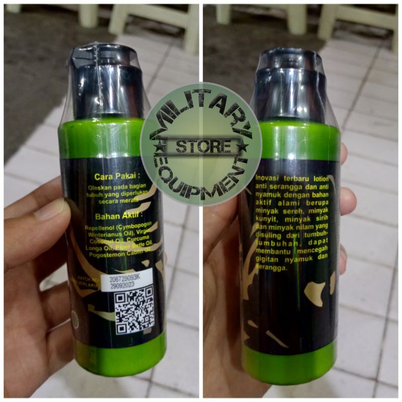 LOTION ANTI SERANGGA - LOTION ANTI NYAMUK JATAH PEMBAGIAN TNI