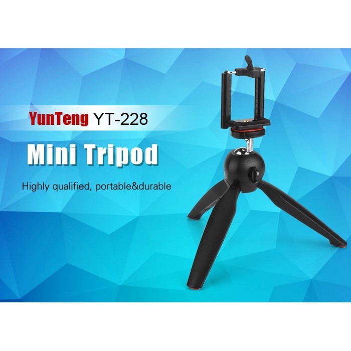 SLS89 MINI TRIPOD YUNTENG + HOLDER ( YT -228 )