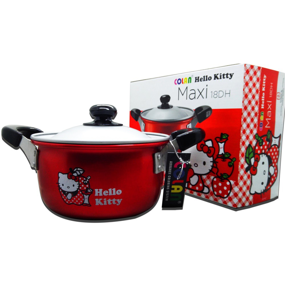 Maspion Panci Hello Kitty 18 DH - Merah