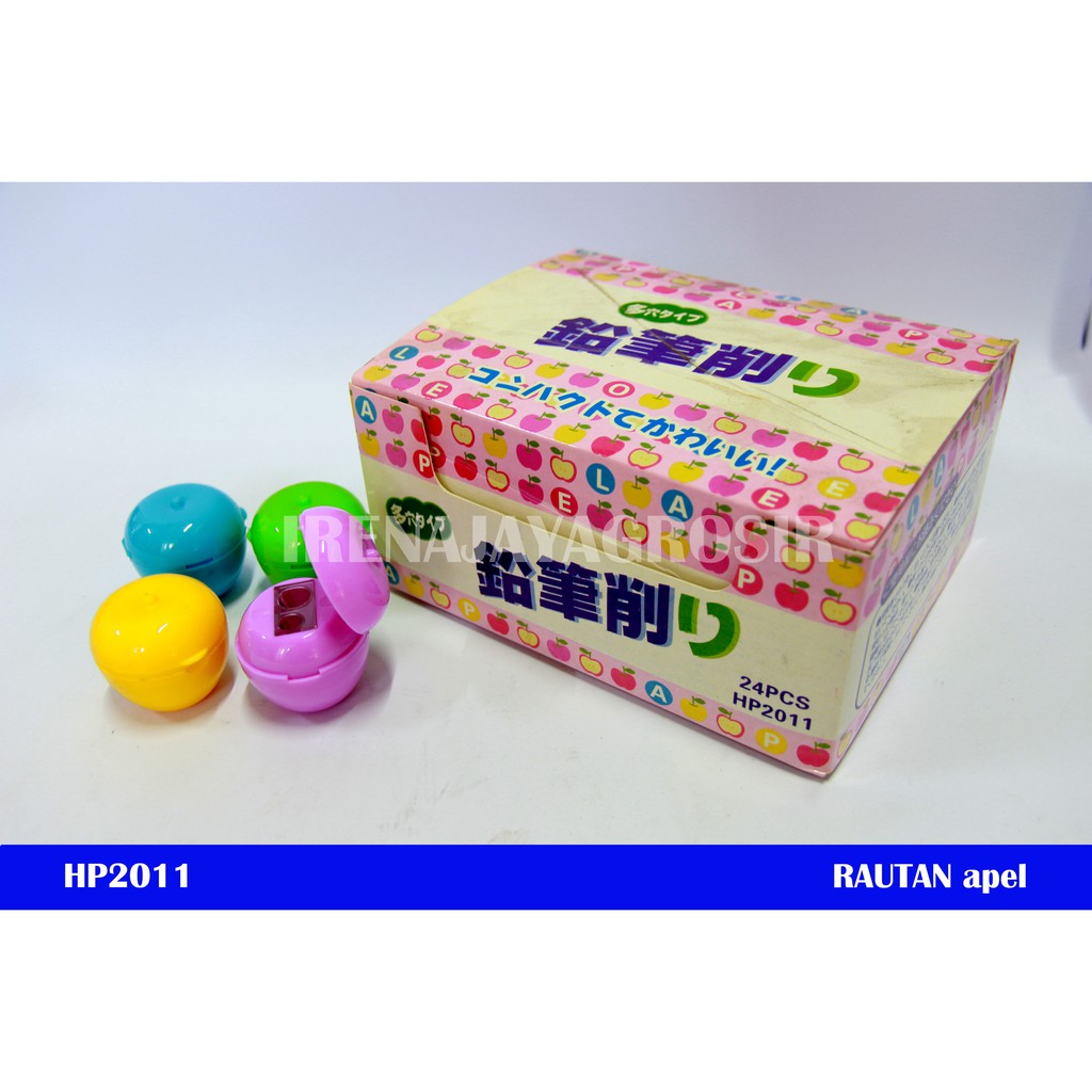 

RAUTAN PENSIL SERUTAN PENSIL 24 PCS LUCU UNIK BENTUK APEL