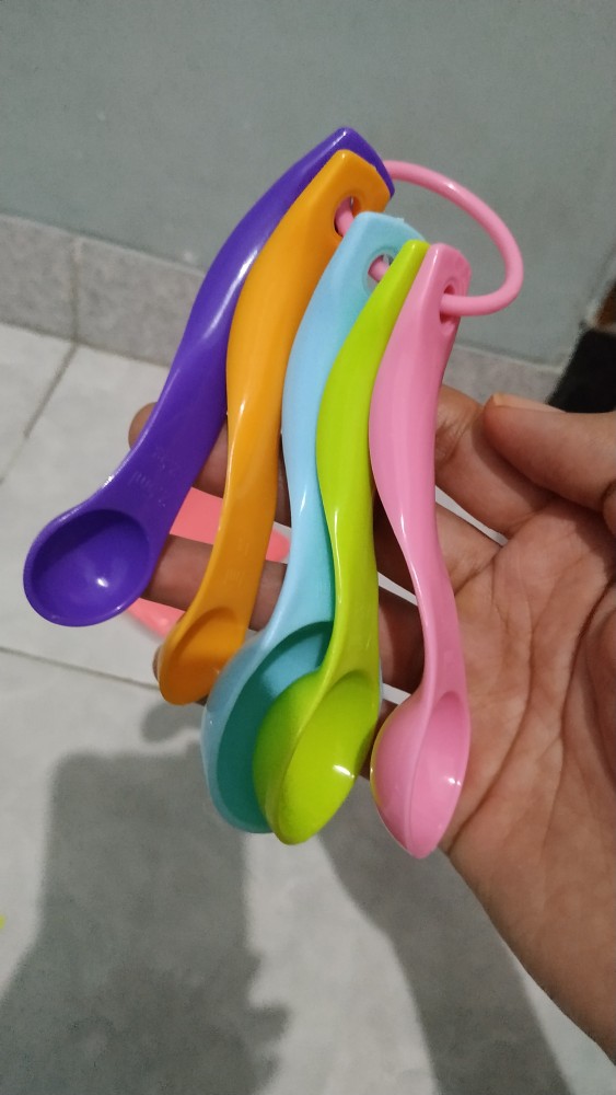 Okt Sendok Takar 5 In 1 Sendok Ukur  Warna 1 Set Isi 5 Pcs