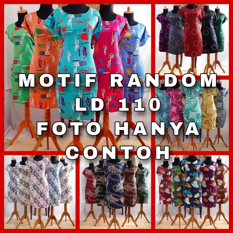 [TERMURAH] DASTER MIDI MOTIF RAYON ADEM SOLOAN ACAK RANDOM WANITA MURAH BISA ECER GROSIR