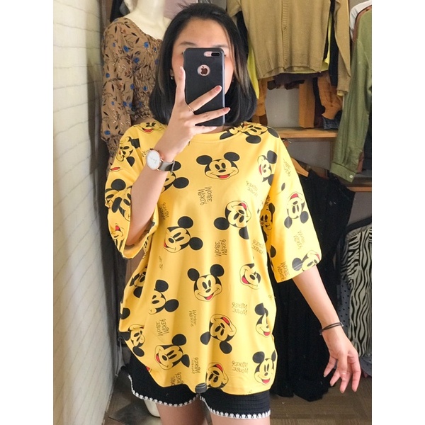 Mickey T-shirt /kaos miki mouse /kaos oversize