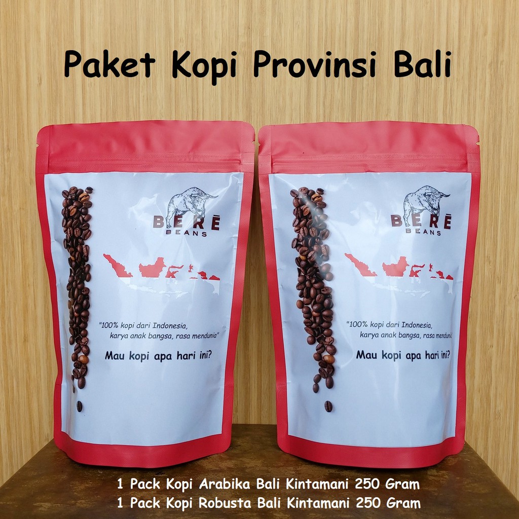 

PAKET KOPI PROVINSI BALI Kintamani Indonesia Arabika dan Robusta 250 GRAM Biji Bubuk Coffee Bean