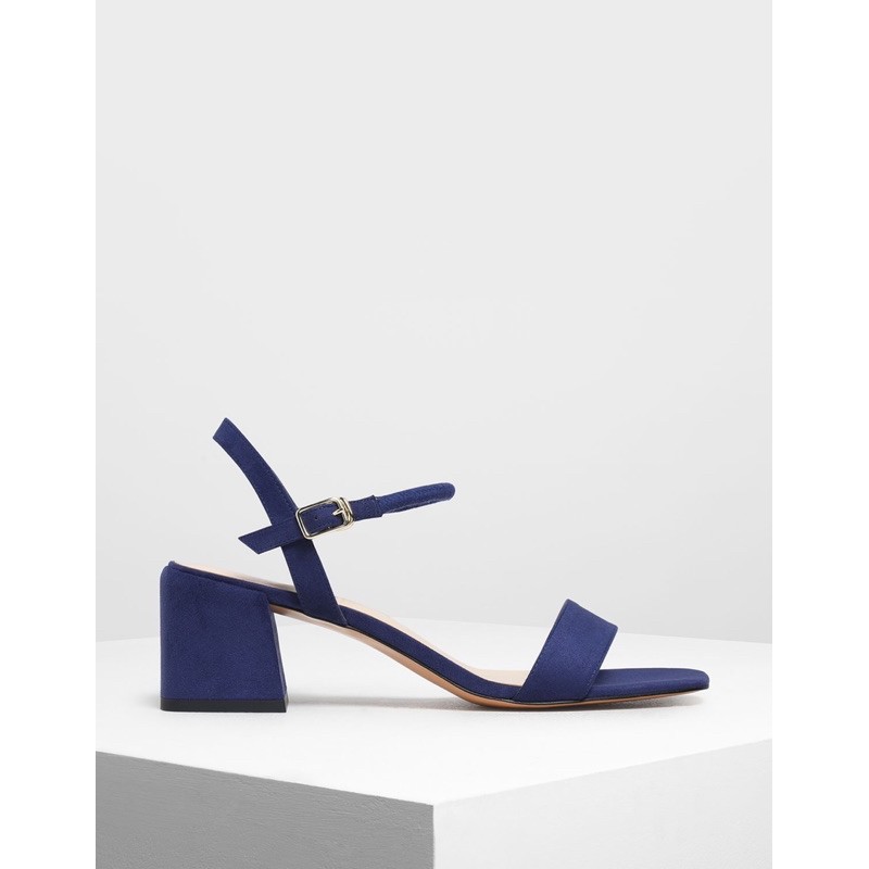 Charles and Keith blue shoes