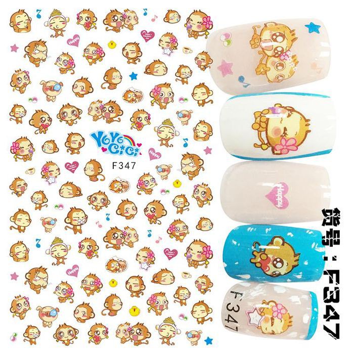 Stiker Kuku YOYO CICI Ultra Thin Nail Stickers F347