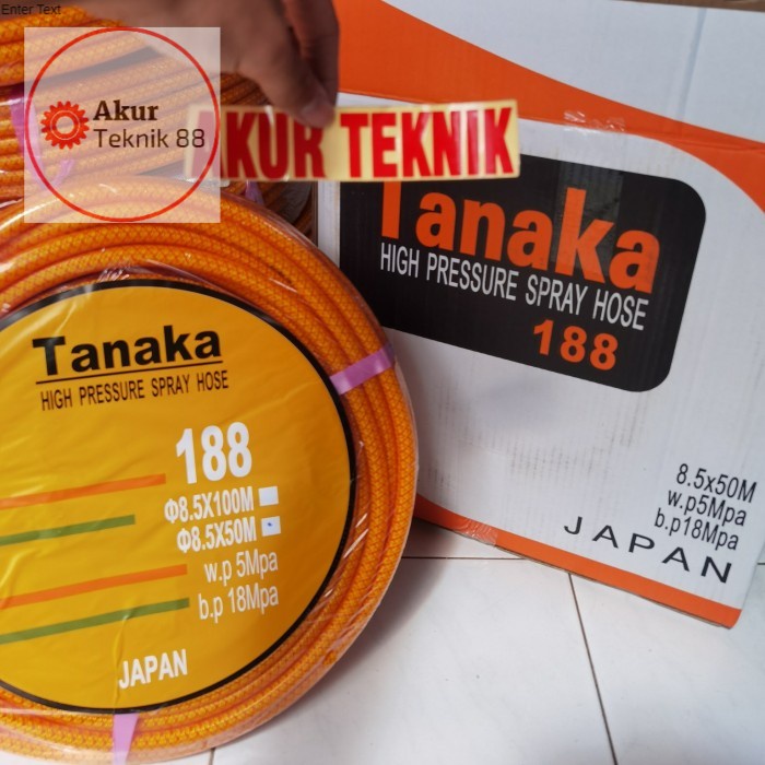 selang kompresor high pressure hose TANAKA ASLI 50m 50 meter TANAKA ASLI JEPANG