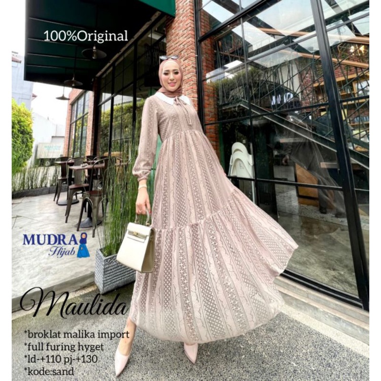 MAULIDA DRESS MAXI BROKLAT