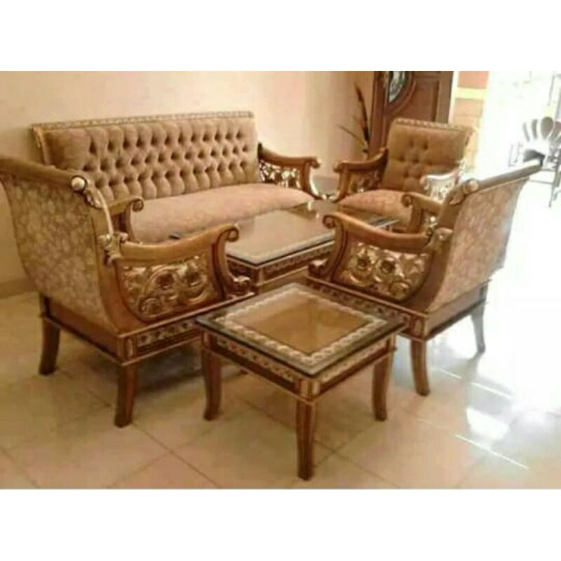 kursi aladin kursi tamu kayu jati mebel ukir jepara
