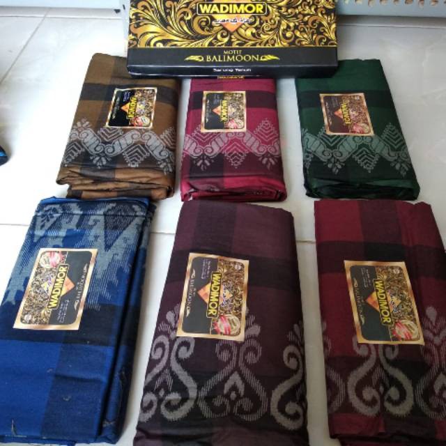 Sarung Tenun Wadimor Motif Bali / BEST SELLER / Sarung Ibadah Lebaran / kain Sarung / Sajadah