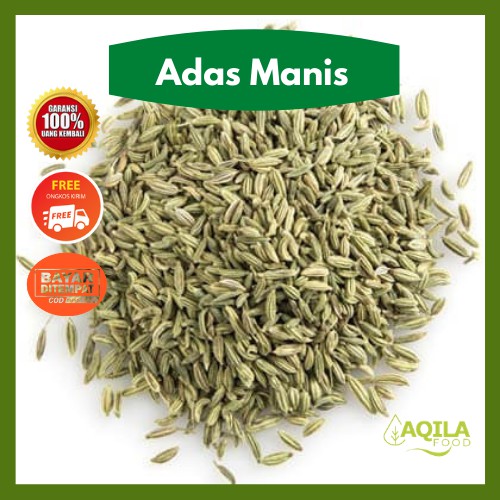 

Adas Manis / Fennel Seeds / Rempah / JSR OBAT HERBAL BATUK ASMA 100% PREMIUM QUALITY