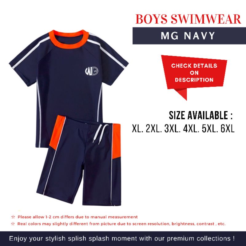 Baju Renang MG / Pakaian Renang Anak Laki / SWIM WEAR