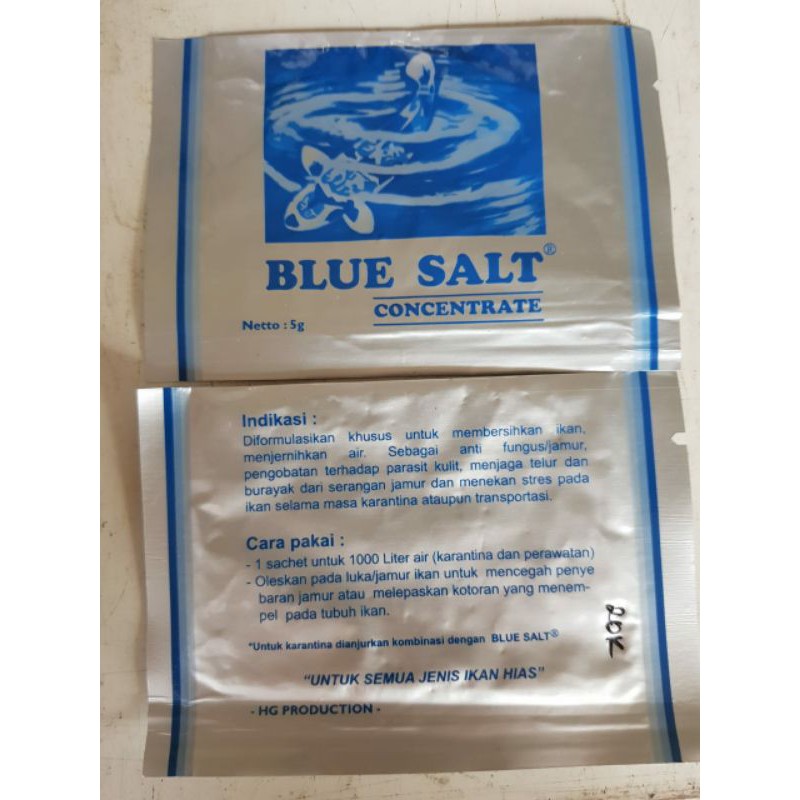 Blue Salt Concentrate Obat Ikan Koi Obat Stress Obat Luka
