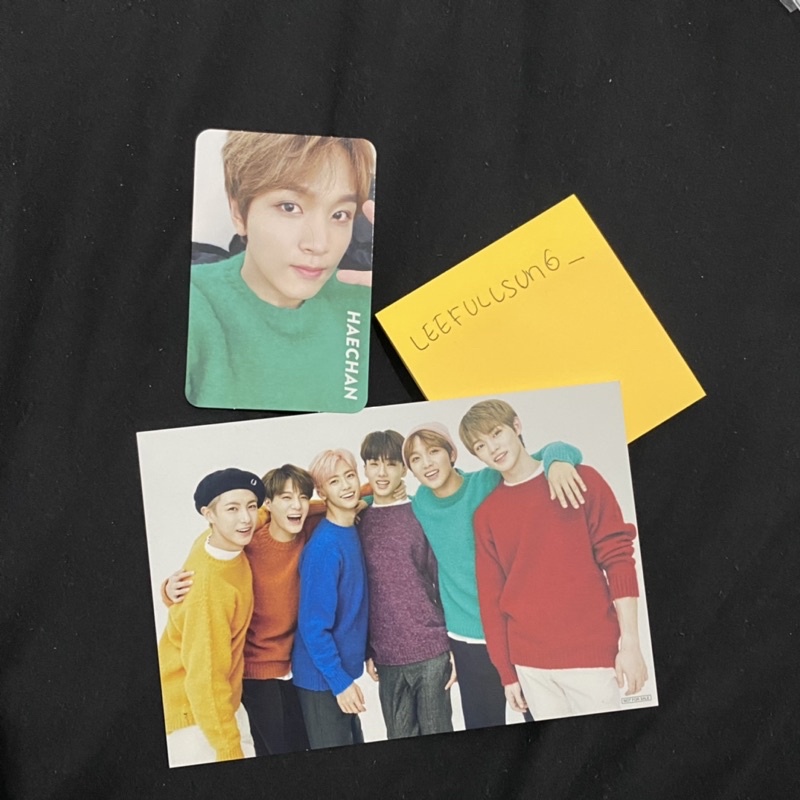 

pc indiv japan haechan dan postcard dream japan nct dream