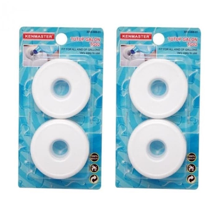 Tutup Galon Dispenser 1pack Isi 2 pcs / Kenmaster Tutup Galon Anti Tumpah