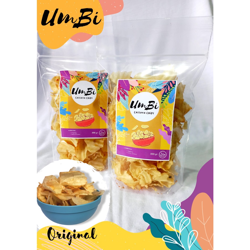 

Keripik Singkong Original (Tradisional Rumahan) Gurih Renyah Tanpa Bahan Pengawet - 100 gram