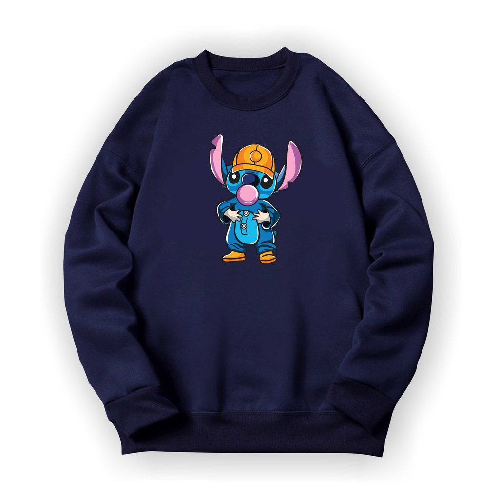 STICH Sweater Crewneck II STICH Basic Sweater II Sweatshirt Sz M - XL ( Pria &amp; Wanita / Anak &amp; Dewasa )