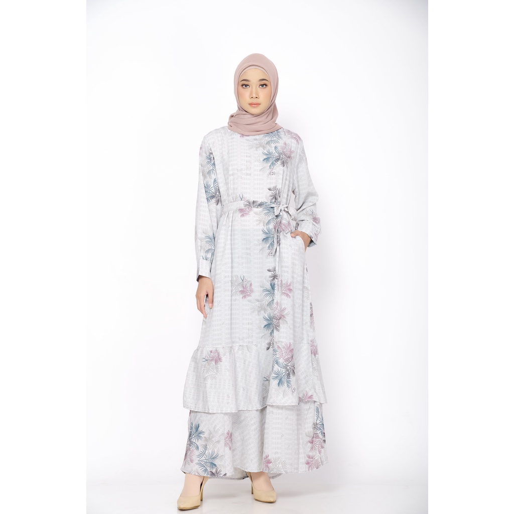 Gamis remaja kekinian ZM Zaskia Mecca Cindy Grey Jelita Indonesia Edisi Pulau Mentawai Baju Lebaran 