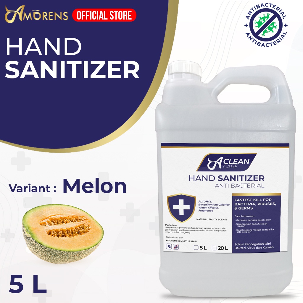 [KHUSUS GRAB/GOSEND] HAND SANITIZER CAIR SPRAY 5 Liter (non-gel) refill spray GOJEK / GRAB
