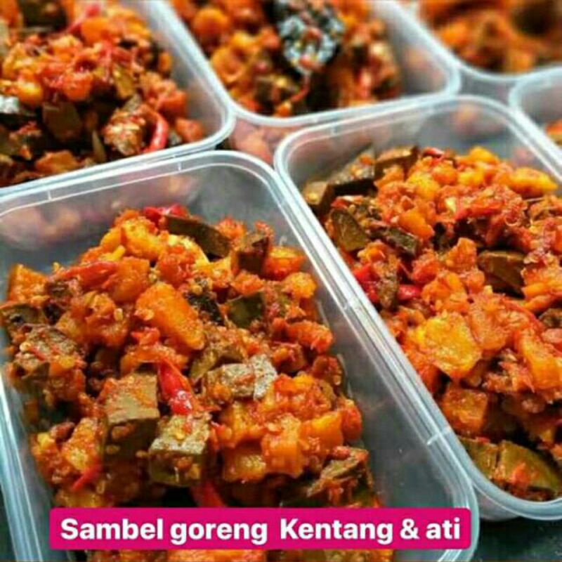 

Sambel Goreng Kentang Ati Ayam Untuk Porsi 5 Orang Siap Makan Made By Order.